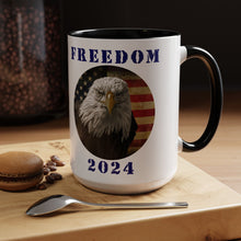 Load image into Gallery viewer, Coffee Mug - Freedom 2024 Take Her Back Accent Mug
