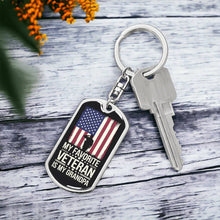 Load image into Gallery viewer, My Favorite Veteran is My Grandpa Dog Tag
