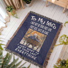 Load image into Gallery viewer, To My Wife Woven Blanket
