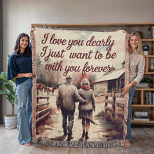 Load image into Gallery viewer, I Love you Dearly Woven Blanket
