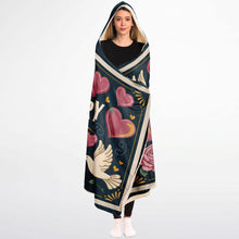 Load image into Gallery viewer, Happy Anniversary To My Lovely Wife Hoodie Fleece Blanket
