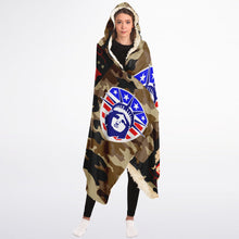 Load image into Gallery viewer, This Girl is Protected By A Navy Veteran Hooded Sherpa Blanket
