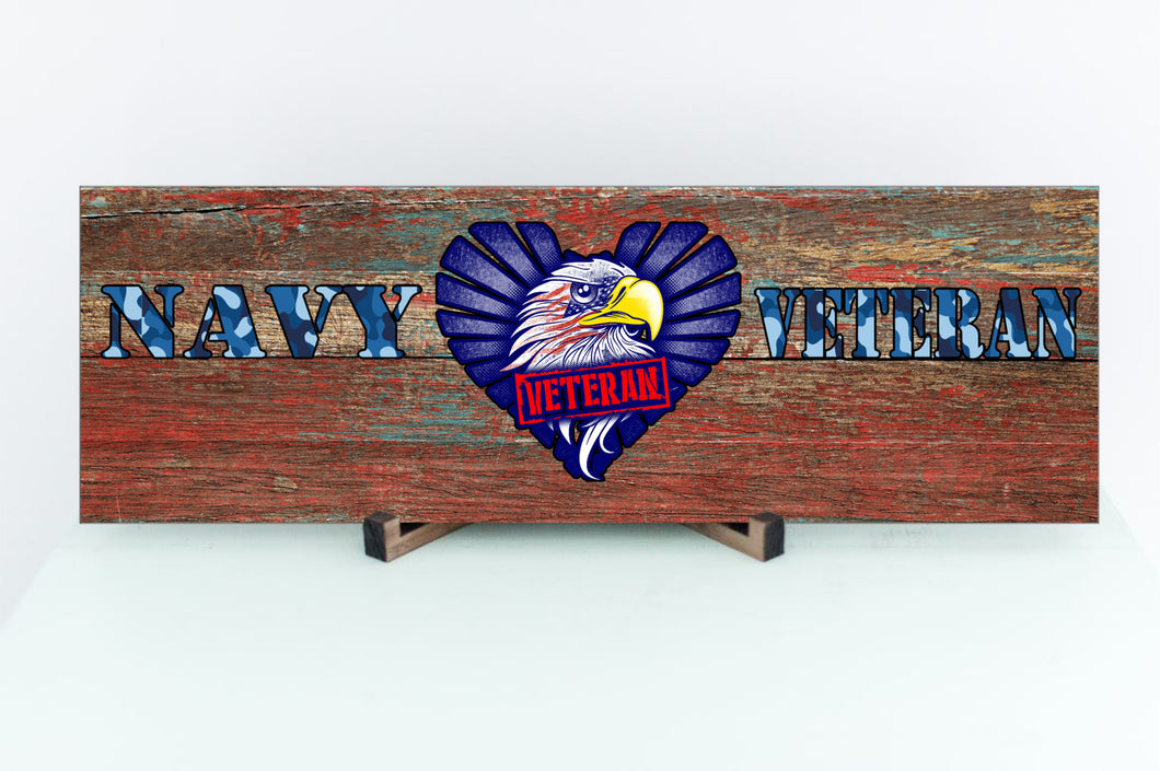 Navy Veteran Wall Sign