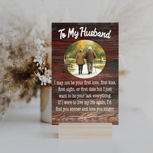 Load image into Gallery viewer, To My Husband Wooden Sign
