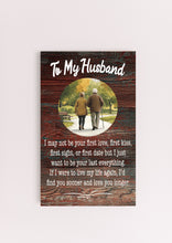 Load image into Gallery viewer, To My Husband Wooden Sign
