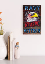 Load image into Gallery viewer, Navy Veteran Wall Sign
