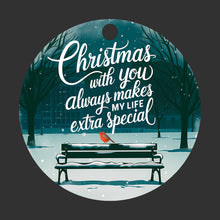 Load image into Gallery viewer, Christmas With You Ornament
