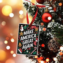 Load image into Gallery viewer, Make America Great Again Christmas Ornament
