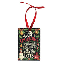 Load image into Gallery viewer, To My Favorite Grandfather Christmas Ornament
