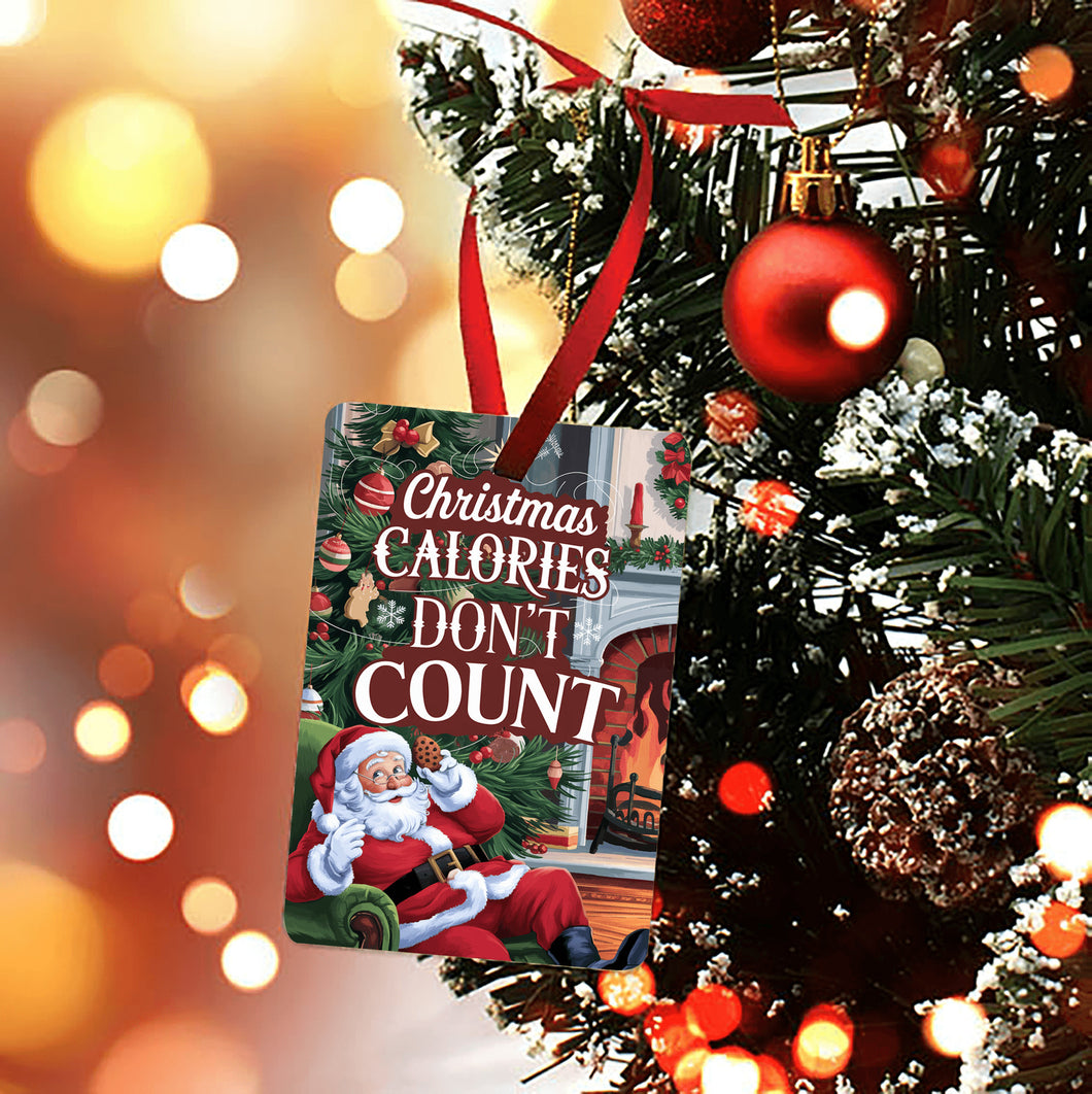 Christmas Calories Don't Count Ornament