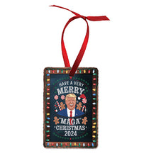 Load image into Gallery viewer, Have a Very Merry MAGA Christmas Ornament
